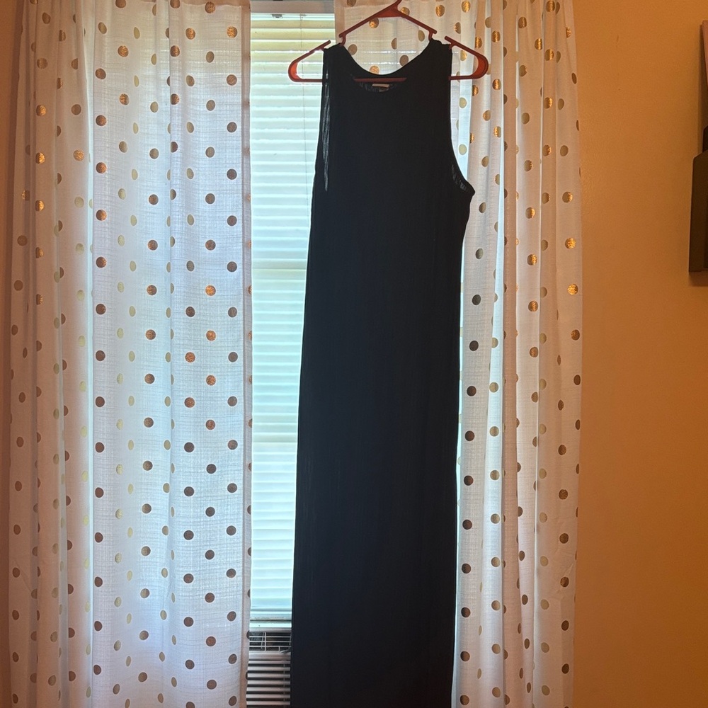a new day Black Sleeveless Maxi Dress